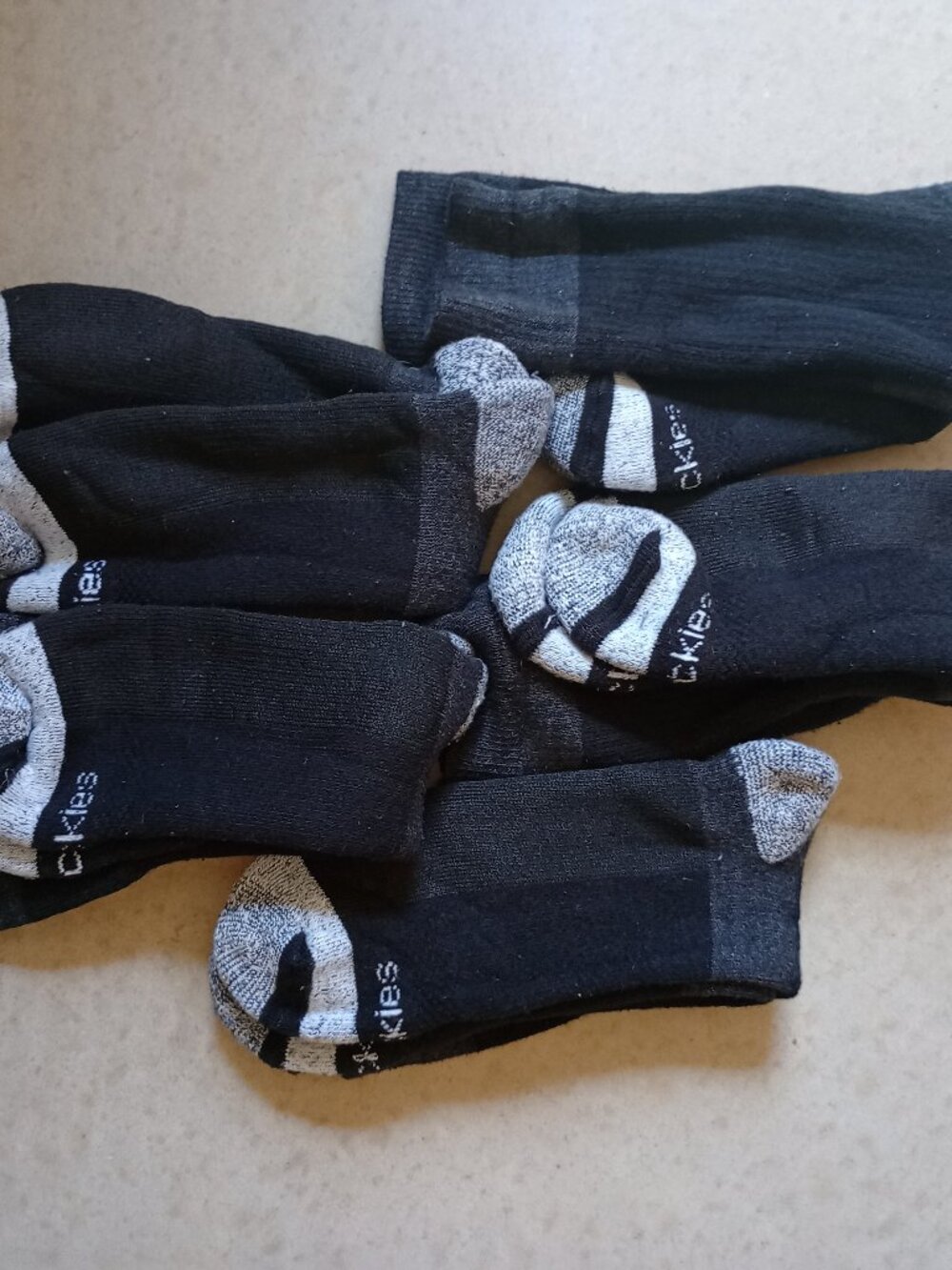 [Dickies] Men's M Blk Heavy Work Socks